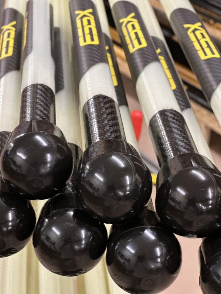 pole vault poles with pole guards in the ESSX outlet